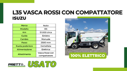 Isuzu L35 Vasca Rossi in alluminio