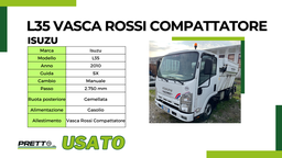 Isuzu L35 vasca Rossi con compattatore